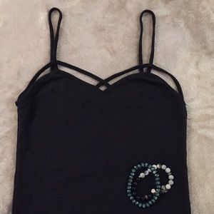 Brandy Melville cross cross top